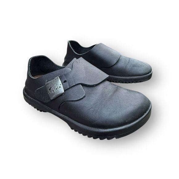 Betula Birkenstock Black Leather Shoes Women's EU 37 - Picture 7 of 15